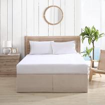 Saia de cama Tommy Bahama feita sob medida em algodão sólido Queen Beige
