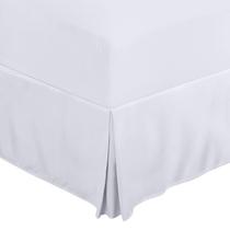 Saia de cama Utopia Bedding King White Microfiber 40cm Drop