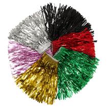 Saia de Carnaval Metalizada Colorida Fantasia Havaiana Adulto