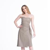 Saia de Couro Transpassada Fendi Saia de Couro Transpassada Fendi