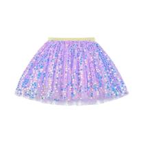 Saia De Dança Estilo Western Com Brilho Para Meninas, Vestuário Infantil Com Véu De Rede Saia De Dança Estilo Western Com Brilho Para Meninas, Vestuário Infantil Com Véu De Rede