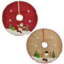 Saia De Juta Tapete Arvore De Natal Boneco Sortidos 60 Cm - RIO MASTER Saia De Juta Tapete Arvore De Natal Boneco Sortidos 60 Cm - RIO MASTER