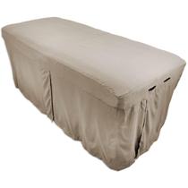 Saia de mesa de massagem, linho corporal, microfibra, nogueira, marrom Saia de mesa de massagem, linho corporal, microfibra, nogueira, marrom