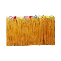 Saia De Mesa De Palha Tropical Havaiana Para Decoração De Festas, Casamentos E Aniversários