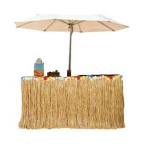 Saia De Mesa Tropical Havaiana Vibrante, Fácil De Pendurar, Reutilizável, Decoração De Festa De Saia De Mesa Tropical Havaiana Vibrante, Fácil De Pendurar, Reutilizável, Decoração De Festa De