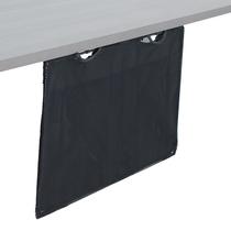 Saia de mesa VIVO DESK-SKIRT-24 preta 60cm com gerenciamento de cabos