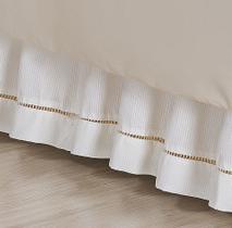 Saia de Mini Berço Piquet P.P 100% Alg. Palha Saia de Mini Berço Piquet P.P 100% Alg. Palha