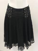 Saia de renda gótica Saia de renda gótica