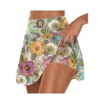 Saia De Tênis Plissada E Elástica Para Mulheres, Saia De Yoga E Golfe Com Shorts Internos