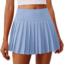 Saia de tênis plissada Skort PINSPARK para mulheres azul XS Saia de tênis plissada Skort PINSPARK para mulheres azul XS