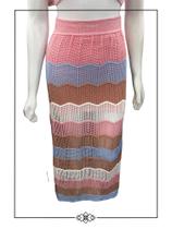 Saia de tricot modal feminina Saia de tricot modal feminina