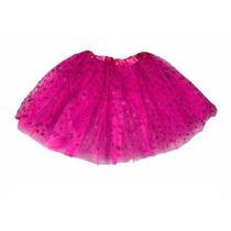 Saia de Tule C/ GLITTER Brilho para Ballet, Fantasias e Apresentações Adulto e Infantil 40cm Brilhante
