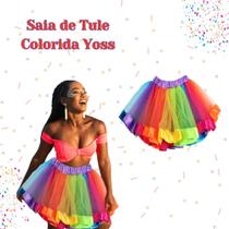 Saia de Tule Colorida Yoss