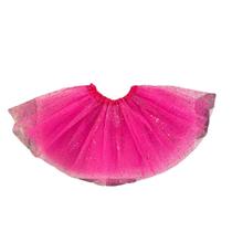 Saia De Tule Colorido Com Glitter Para Fantasias E Cosplay