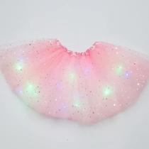 Saia de Tule Infantil com Led e Glitter Menina Infantil Saia de Tule Infantil com Led e Glitter Menina Infantil
