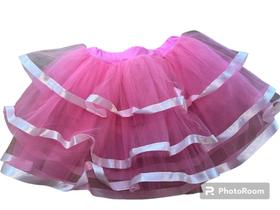 Saia de Tule infantil rosa Saia de Tule infantil rosa