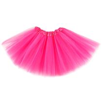 Saia de tule rosa pink 35cm q18422
