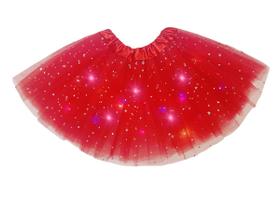 Saia de tutu LED TRYUEN Sequins Stars Light Up para mulheres