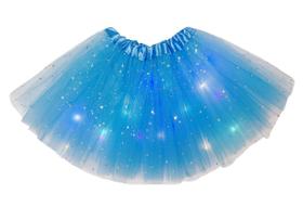 Saia de tutu LED TRYUEN Sequins Stars Light Up para mulheres