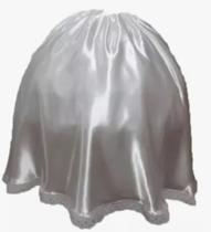 Saia De Umbanda E Candomblé Cetim Branca Saia De Umbanda E Candomblé Cetim Branca