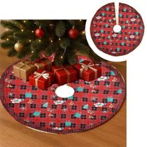 Saia Decoração Tapete Natal Para Base Árvore De Natal 78cm A Saia Decoração Tapete Natal Para Base Árvore De Natal 78cm A