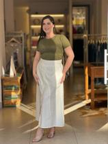 Saia doce nita midi off white