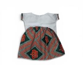 Saia e Bata Infantil Estampa Africana - Candomblé