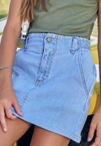 Saia em Jeans com Elastano Vic&Vicky Saia em Jeans com Elastano Vic&Vicky