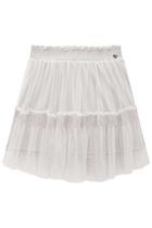 Saia em tule com elastano kukiê. Saia em tule com elastano kukiê.