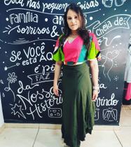 Saia Envelope Com Amarração na Lateral Saia Envelope Com Amarração na Lateral