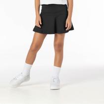 Saia Esportiva Infantil Menina Suplex Preta Escola Ginástica Saia Esportiva Infantil Menina Suplex Preta Escola Ginástica