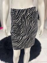 Saia estampa de zebra
