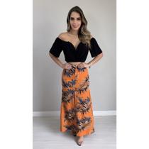 Saia estampada Saia estampada