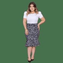 Saia Evangelica Midi Estampado Feminino Oferta Atacado Babado Festa Casamento Trabalho Social Saia Evangelica Midi Estampado Feminino Oferta Atacado Babado Festa Casamento Trabalho Social