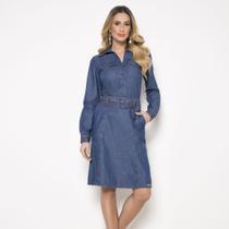 Saia Evasê Jeans Com Cinto Faixa Laura Rosa Saia Evasê Jeans Com Cinto Faixa Laura Rosa
