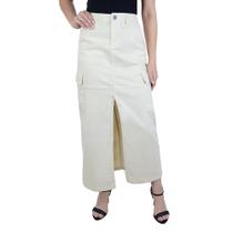 Saia Feminina Aeropostale Sarja Cargo Bege Off - 98115