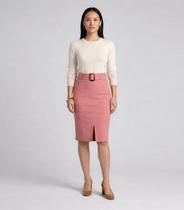 Saia Feminina Bengaline Renaluci Rosa Saia Feminina Bengaline Renaluci Rosa