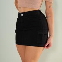 Saia Feminina Cargo Moda Descolada Despojada Moda Fashion Saia Feminina Cargo Moda Descolada Despojada Moda Fashion