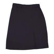 Saia Feminina Cativa Midi Plus Size com Fenda Preta Saia Feminina Cativa Midi Plus Size com Fenda Preta