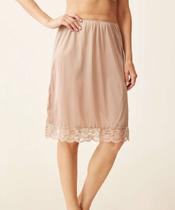 Saia Feminina Chantal Anágua Barra De Renda DeMillus-52122 Saia Feminina Chantal Anágua Barra De Renda DeMillus-52122