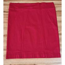 Saia Feminina De Bengaline Rodher Plus Size Marsala