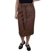 Saia Feminina Infini Cinto Midi - 83743