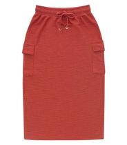 Saia Feminina Midi Endless Marrom Saia Feminina Midi Endless Marrom