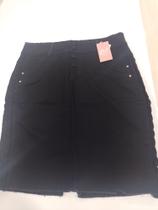 Saia Feminina Modelo Evangélico Jeans Tam G Saia Feminina Modelo Evangélico Jeans Tam G