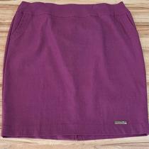 Saia Feminina Social Bengaline Plus Size Roxa Saia Feminina Social Bengaline Plus Size Roxa