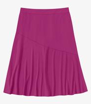 Saia Feminina Super Midi Viscose Secret Glam Roxo