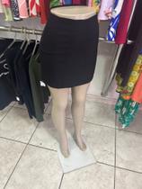 Saia feminina visco preta tamanho G veste do 36 ao 38