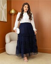 Saia Feminino Longa 3 Marias Tule