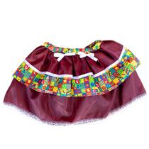 Saia Festa Junina Luxo Infantil Saia Caipira Arraial Saia Festa Junina Luxo Infantil Saia Caipira Arraial