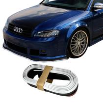 Saia frontal Branco e Preto Flexível Carro Universal Ajustáv Saia frontal Branco e Preto Flexível Carro Universal Ajustáv